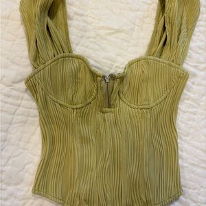 White Fox Bustier Top